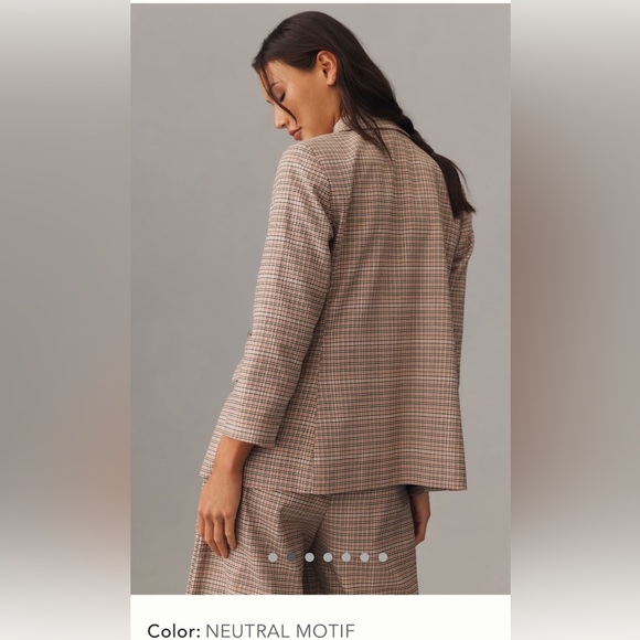 NWT Anthropologie Maeve Roll Up Blazer - Picture 3 of 10